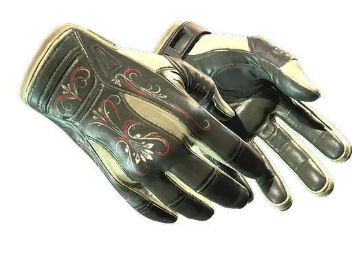 Sport Gloves Creme Pinstripe